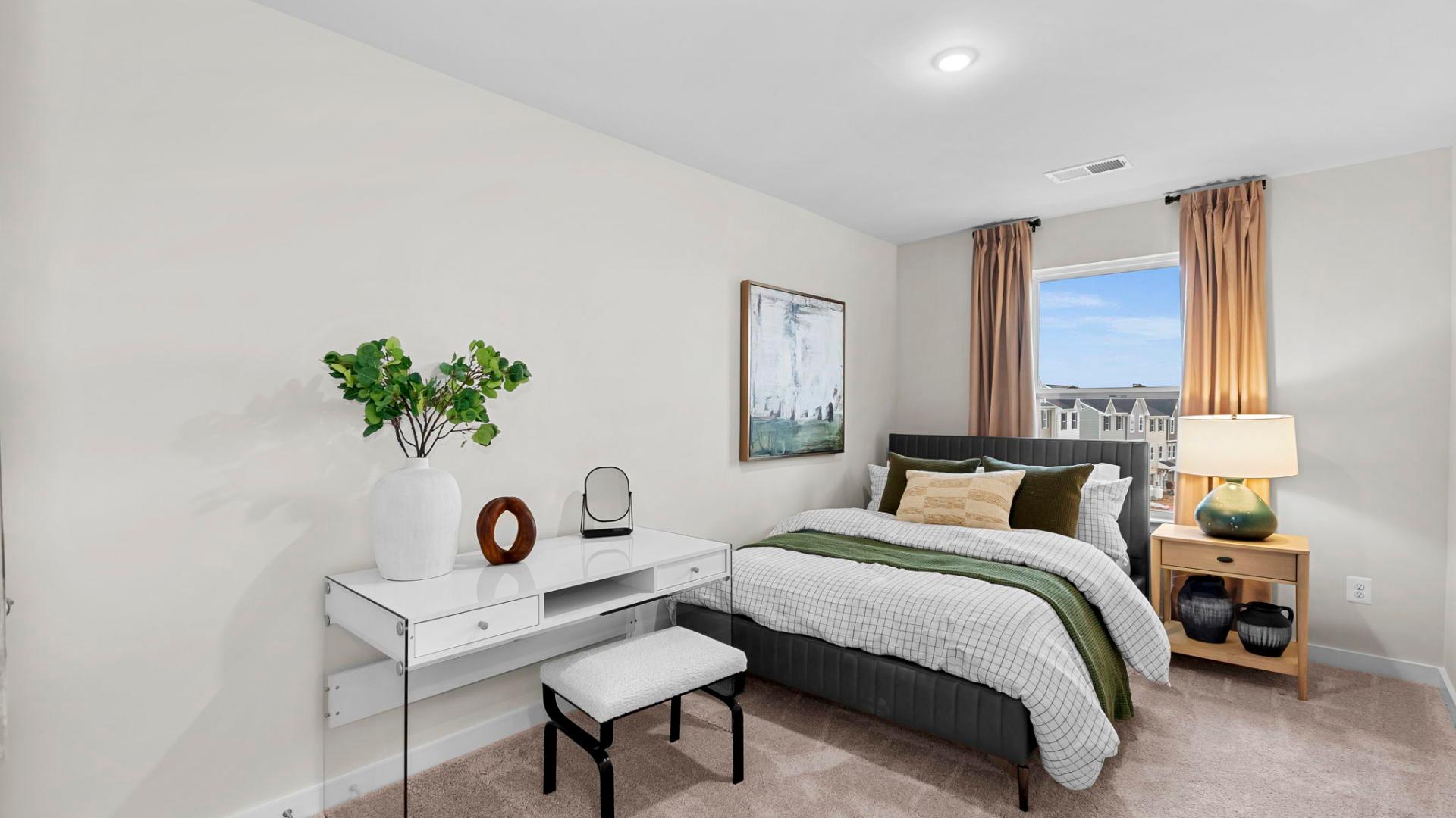 Plenty of space in your new townhome for when guests come to spend the night!