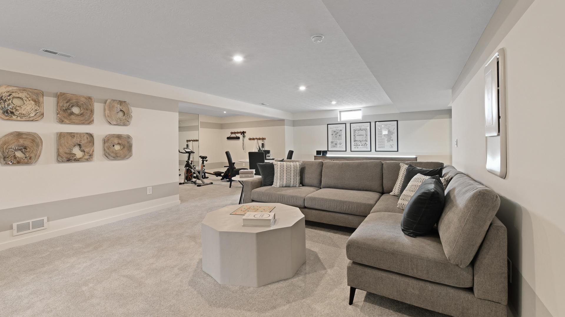Choose to finish the basement and invite everyone over to watch the Ohio State game.