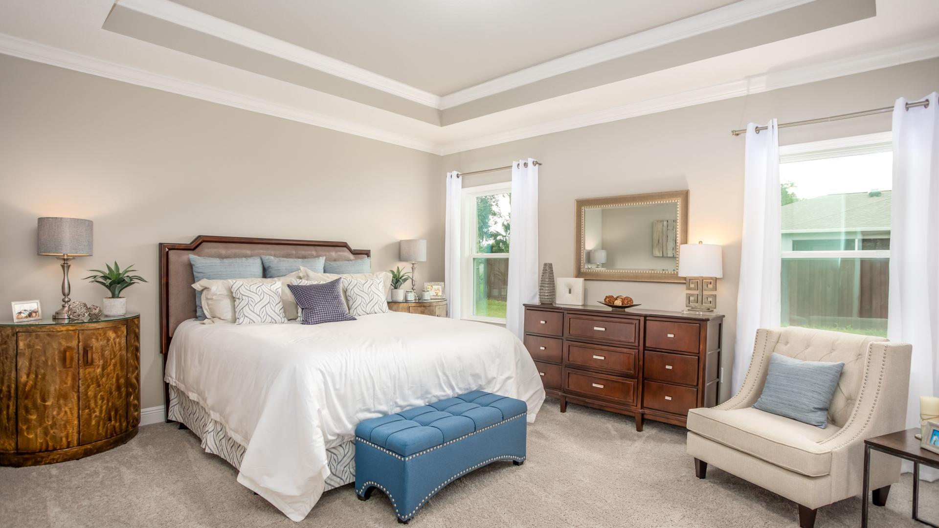 Choose a 1-or 2-story home with the master bedroom on the first or second floor.