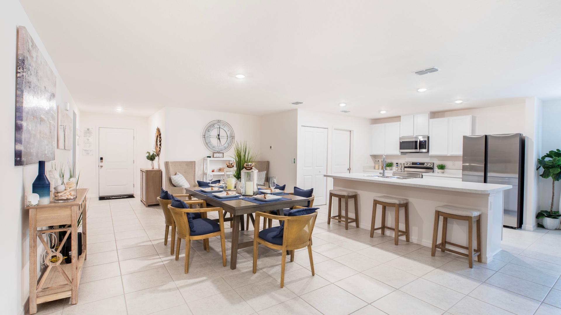 Homes in Marion Oaks feature tile flooring &amp; granite countertops.