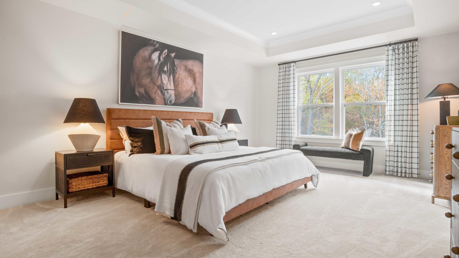 The master bedroom you deserve with your own space to relax.