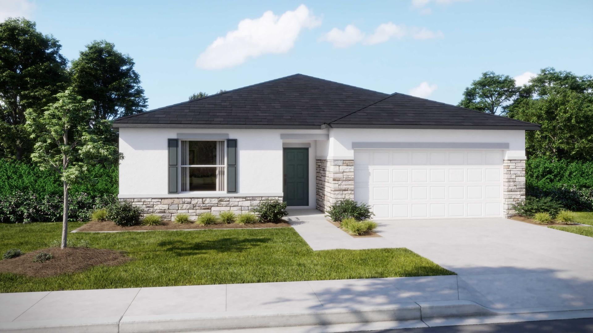 Elevation: F Opt Stone