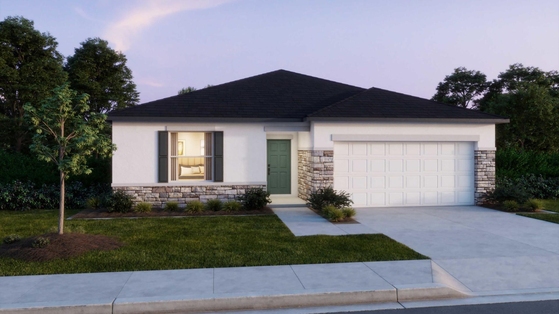 Elevation: F Opt Stone
