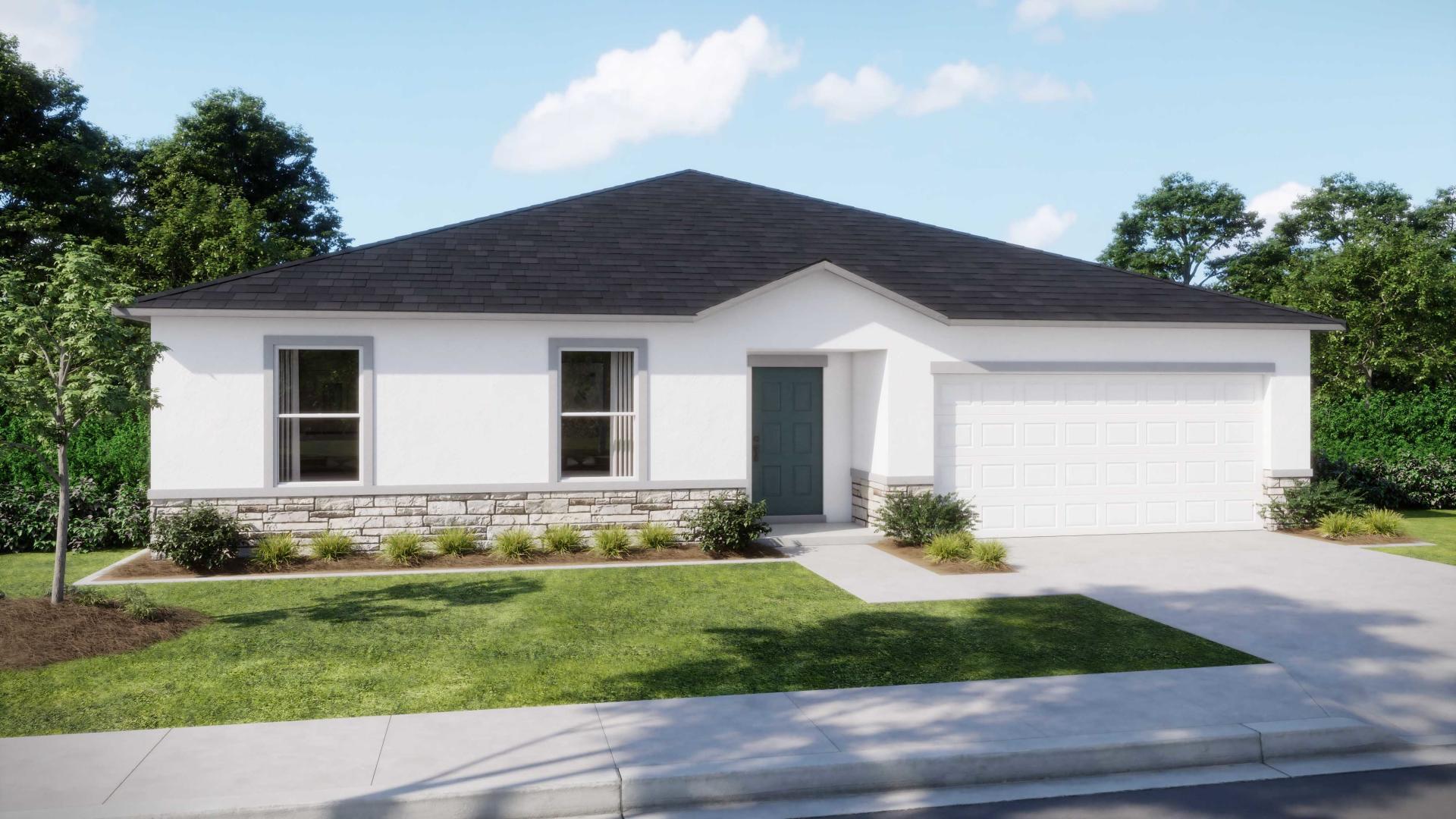 Elevation: F Opt Stone