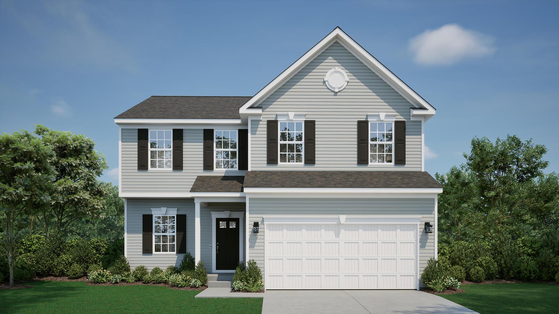 Elevation: A Base with Optional Partial Front Porch