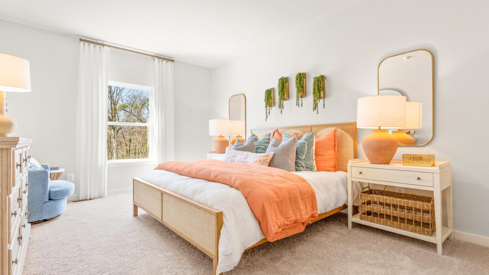 Luxurious master suites with spacious, walk-in closets.