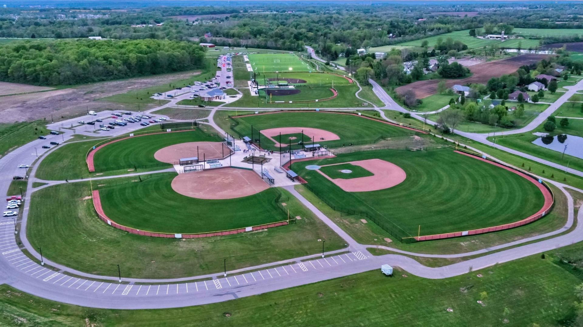 The Warren County Sports Park, the largest outdoor sports park in Ohio is nearby!