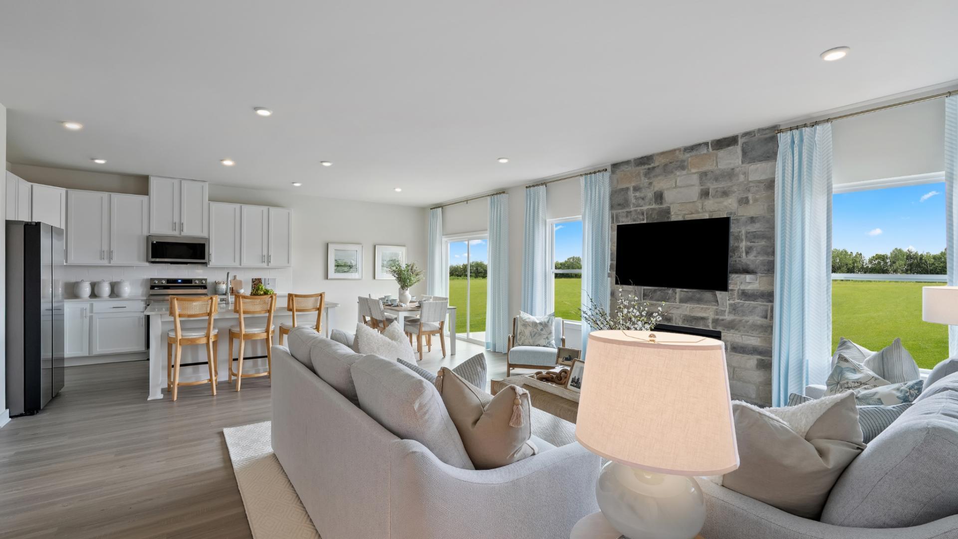 First-floor villas that live like a single-family home with an open floor plan for entertaining.