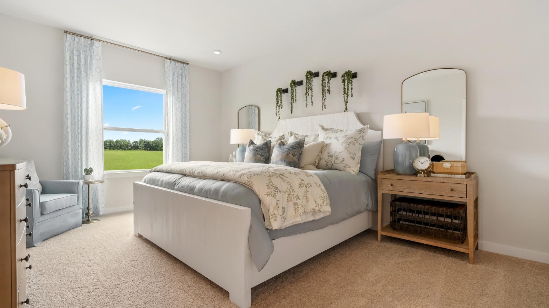 You’ll love the simplicity of everything on the same level as the master bedroom.