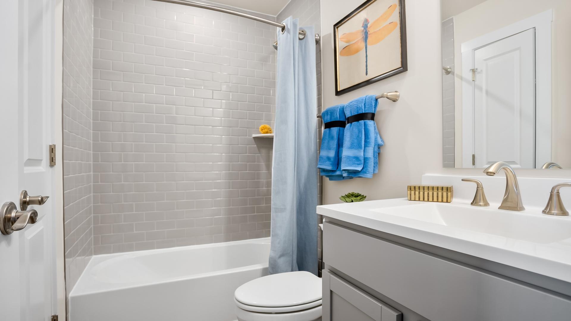 Mornings are easier when everyone has their own space to get ready.