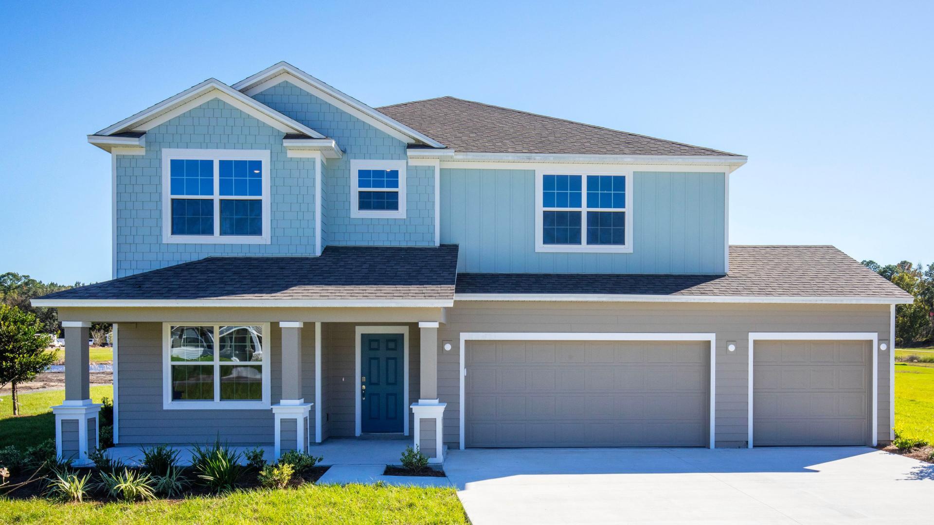 Choose a 1-story or 2-story home, up to 6 bedrooms, 4.5 baths & up to 3,282 finished square feet.