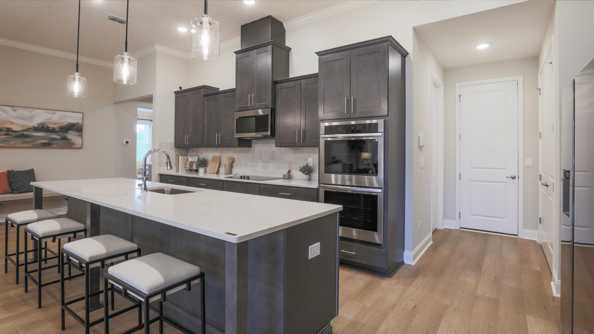 Whip up your favorite meal in the kitchen that you helped design - everyone will ask for seconds.