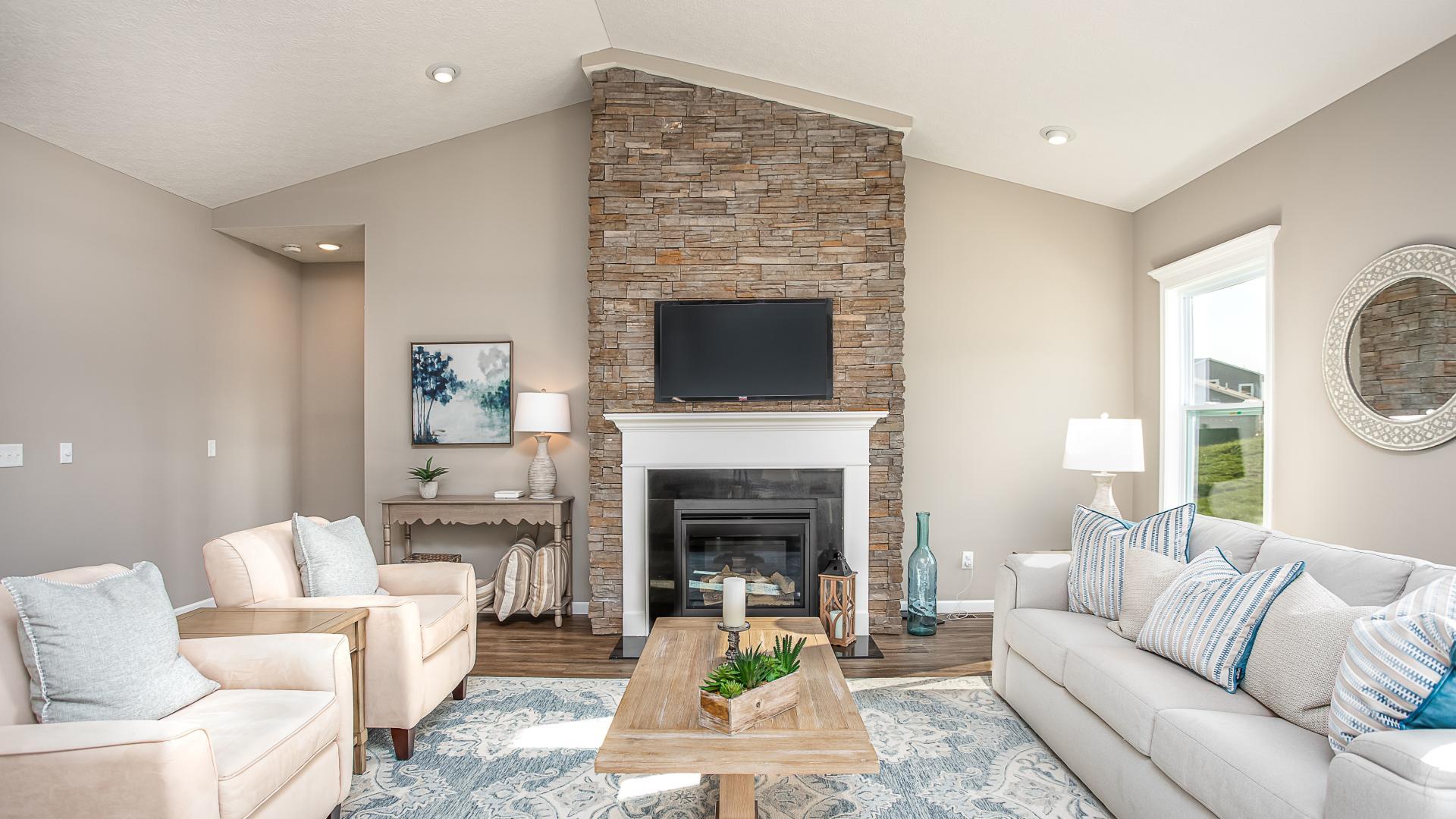 High ceilings, a cozy fireplace, &amp; light filled great rooms are all waiting for you!