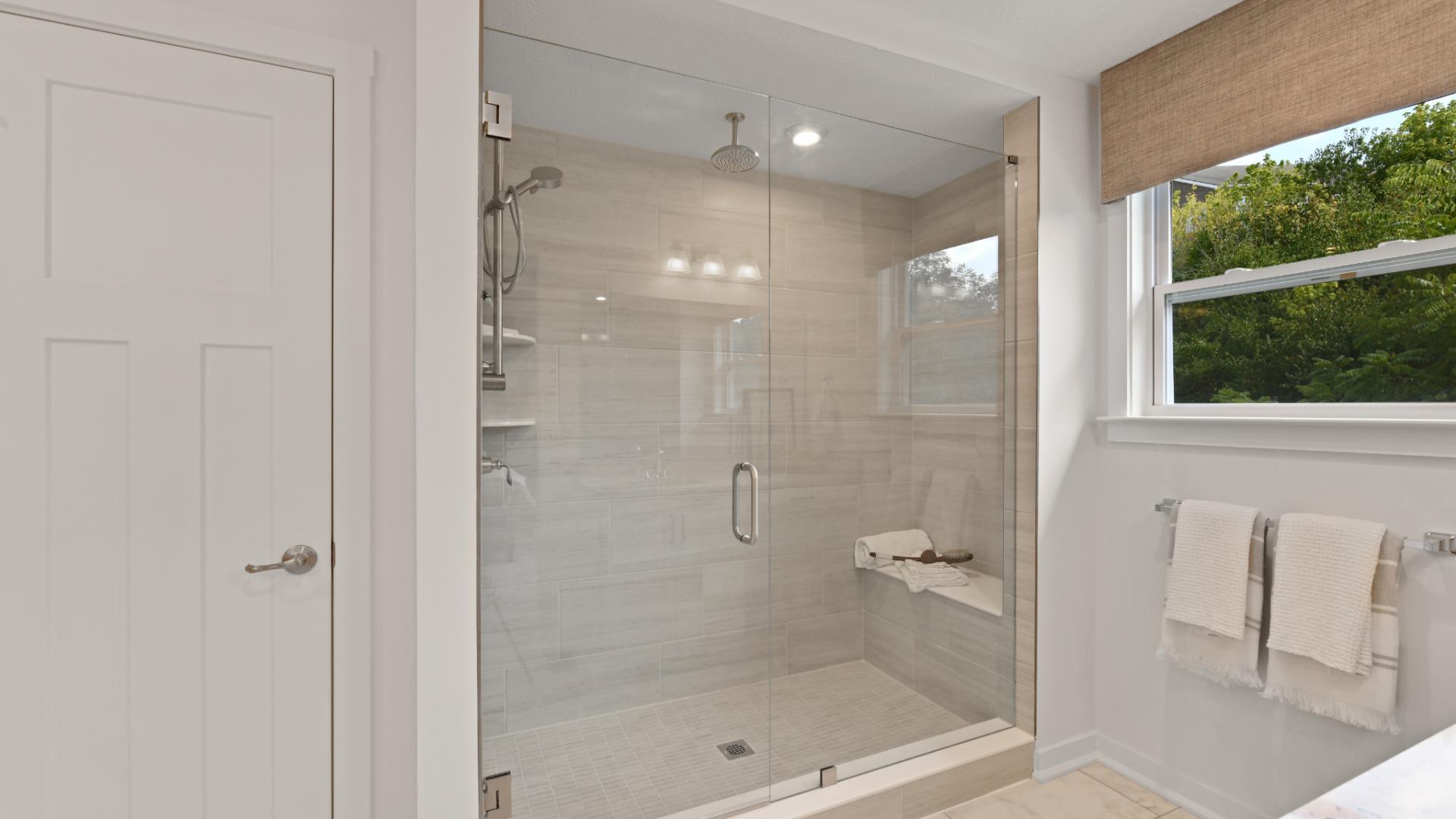 Choose a spa-like bathroom with rainfall shower as your own retreat at the end of the day.