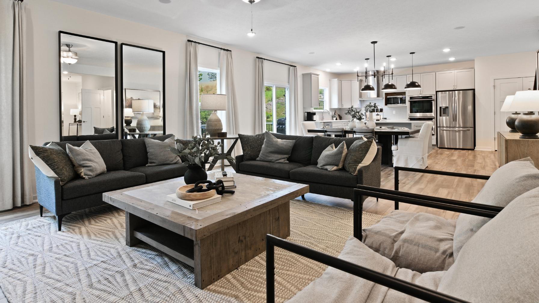 Your new home will feature open-concept floor plans and 9' ceilings on the first floor.