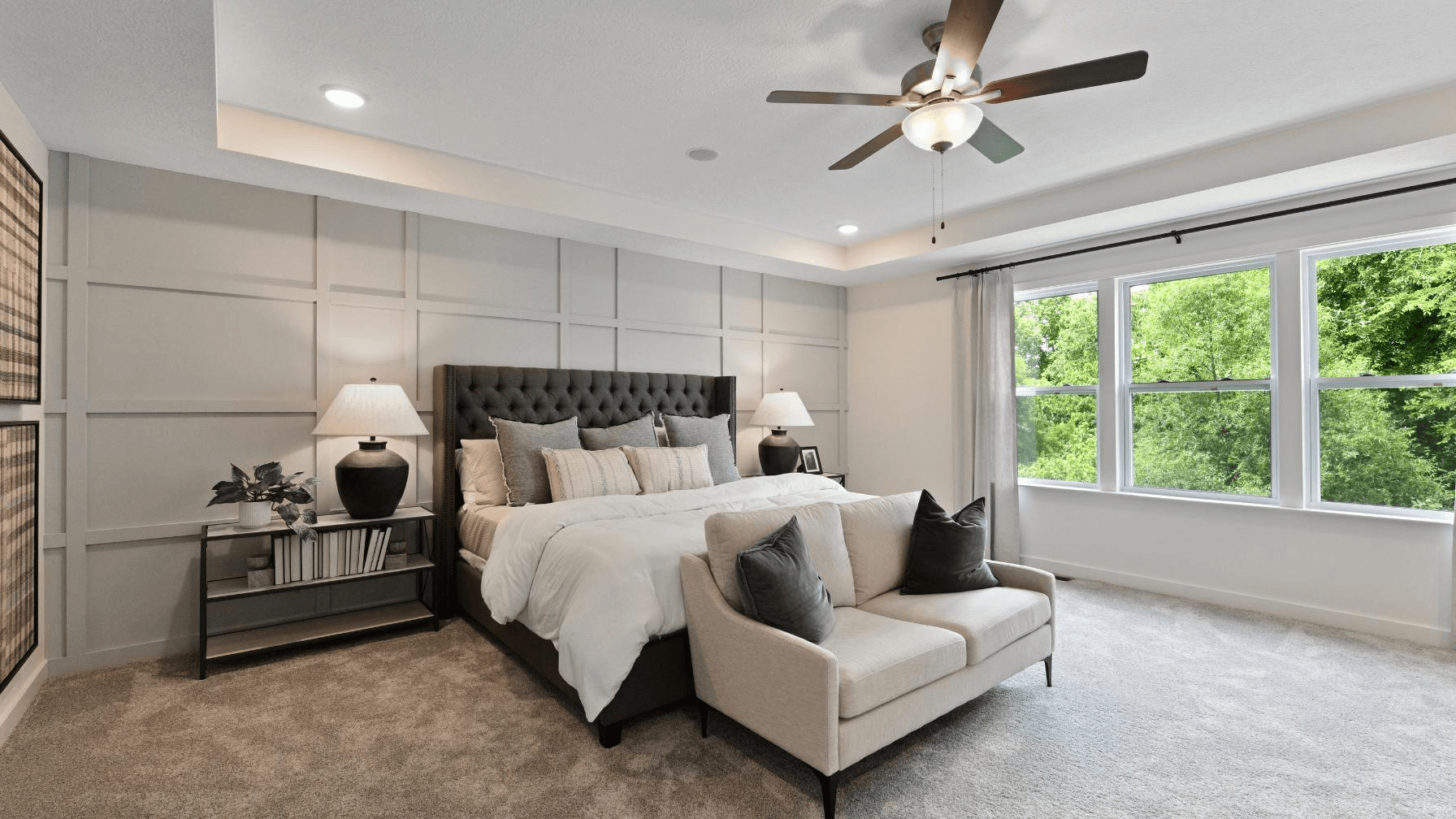 Spacious master suites with luxurious walk-in closets are included!