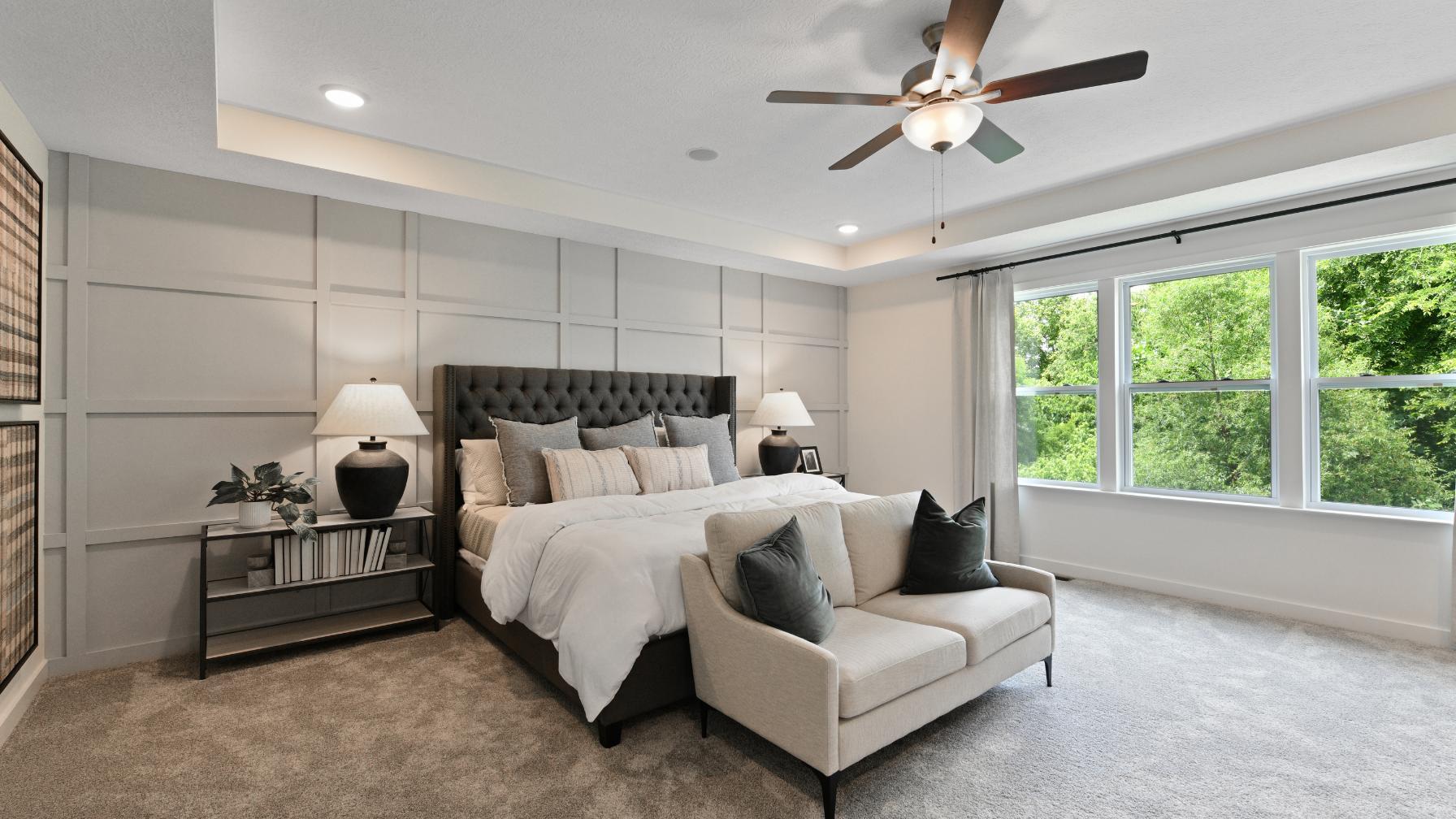 Spacious master suites with luxurious walk-in closets are included!