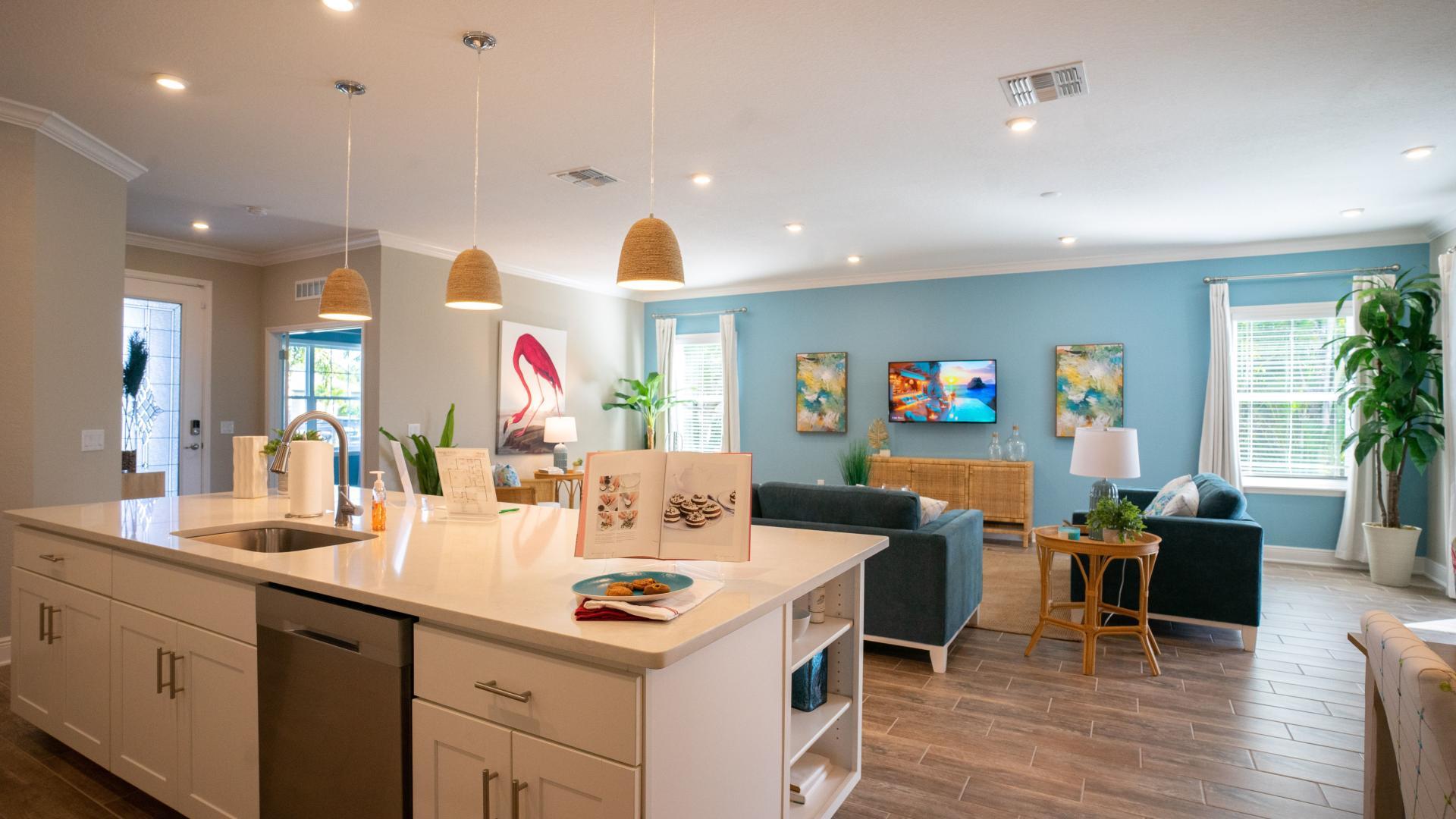 The luxury interior finishes you'd expect are already included.