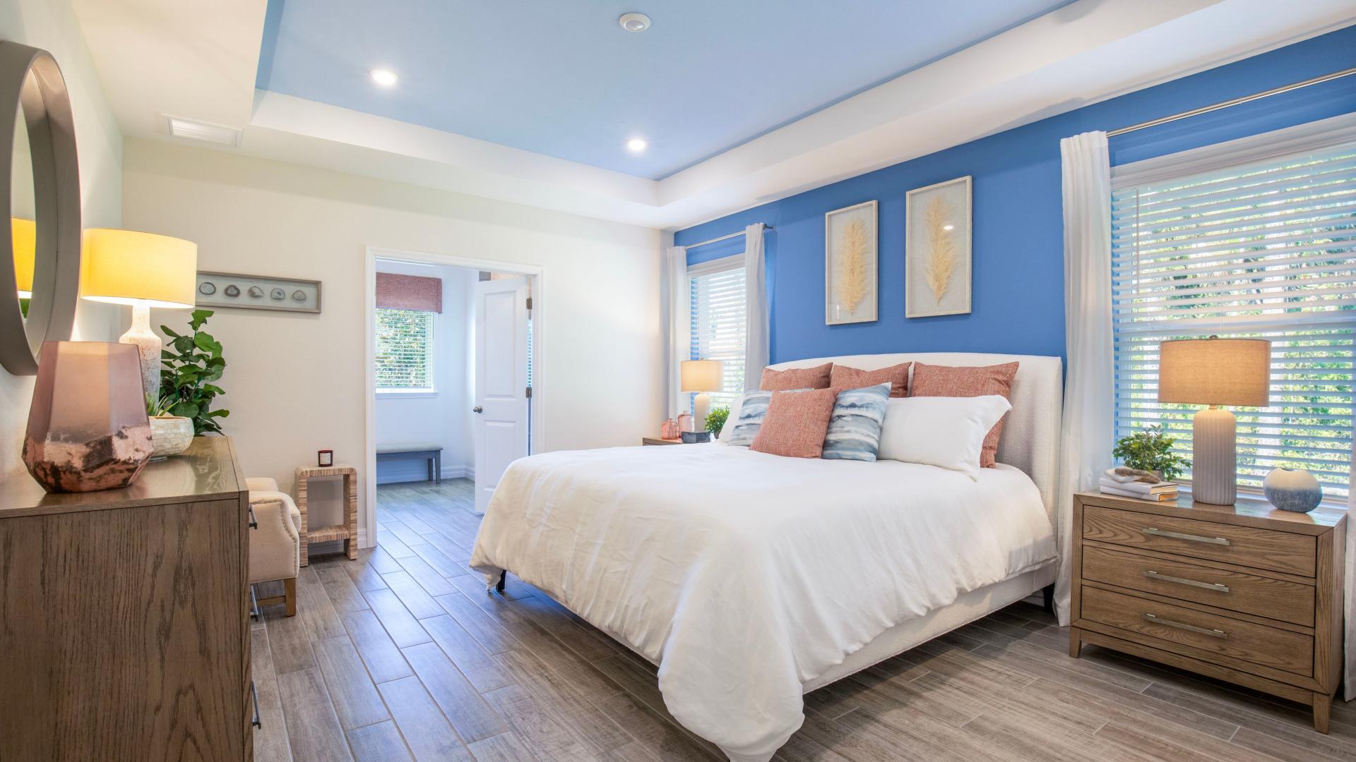 Relax to your master suite at the end of the day, complete with its own private bathroom.