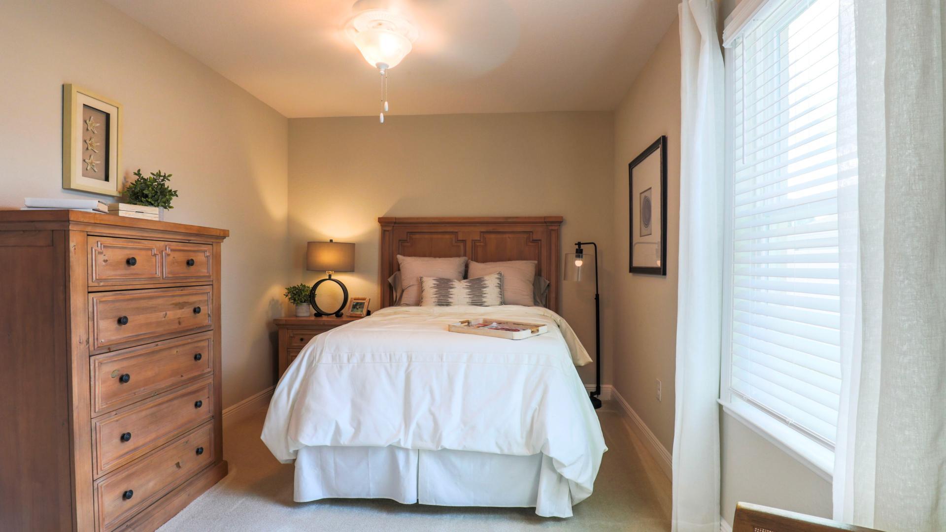 There is space in your new home for family and friends to visit!