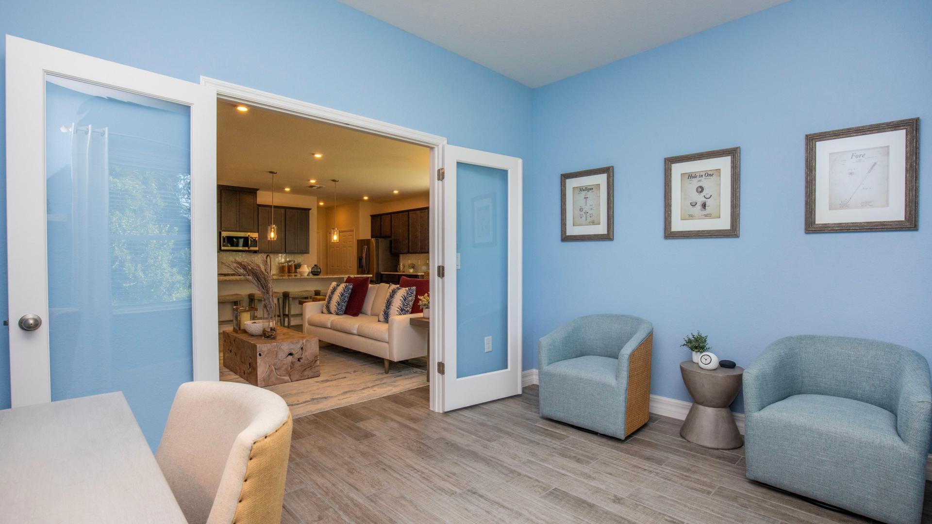 Built-in flex space for a home office, playroom, or extra bedroom - you decide!