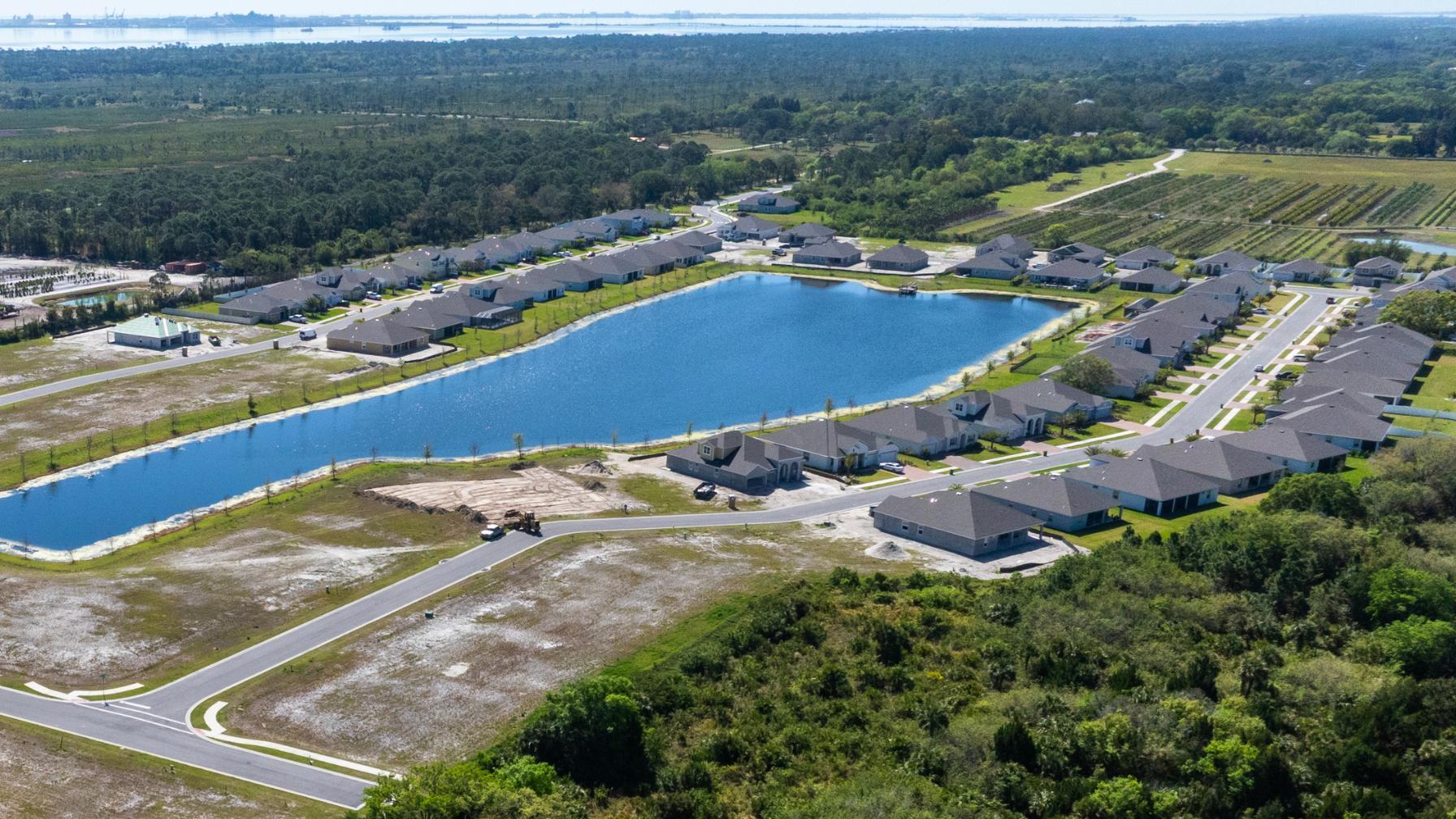 Find spacious homesites and privacy in your backyard.