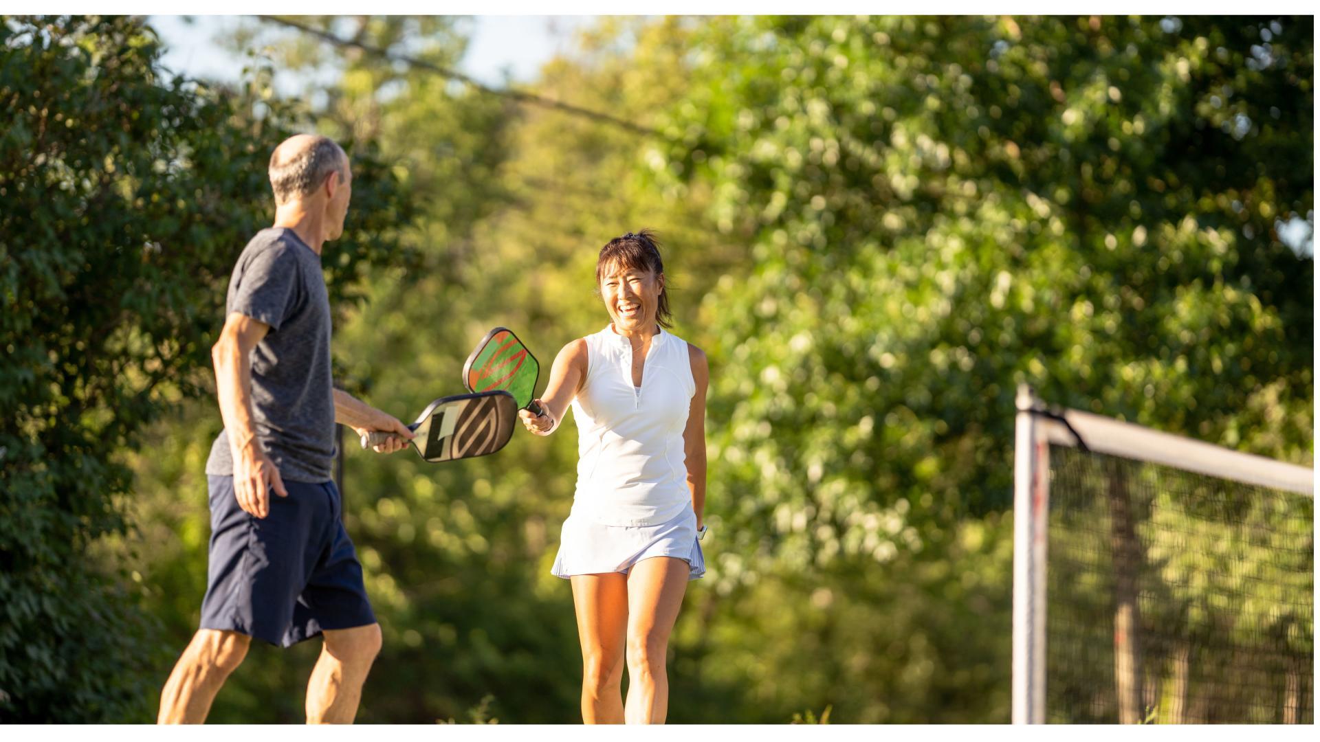You'll quickly become a pro at drop shots at the Navy Federal Credit Union Recreation Center.