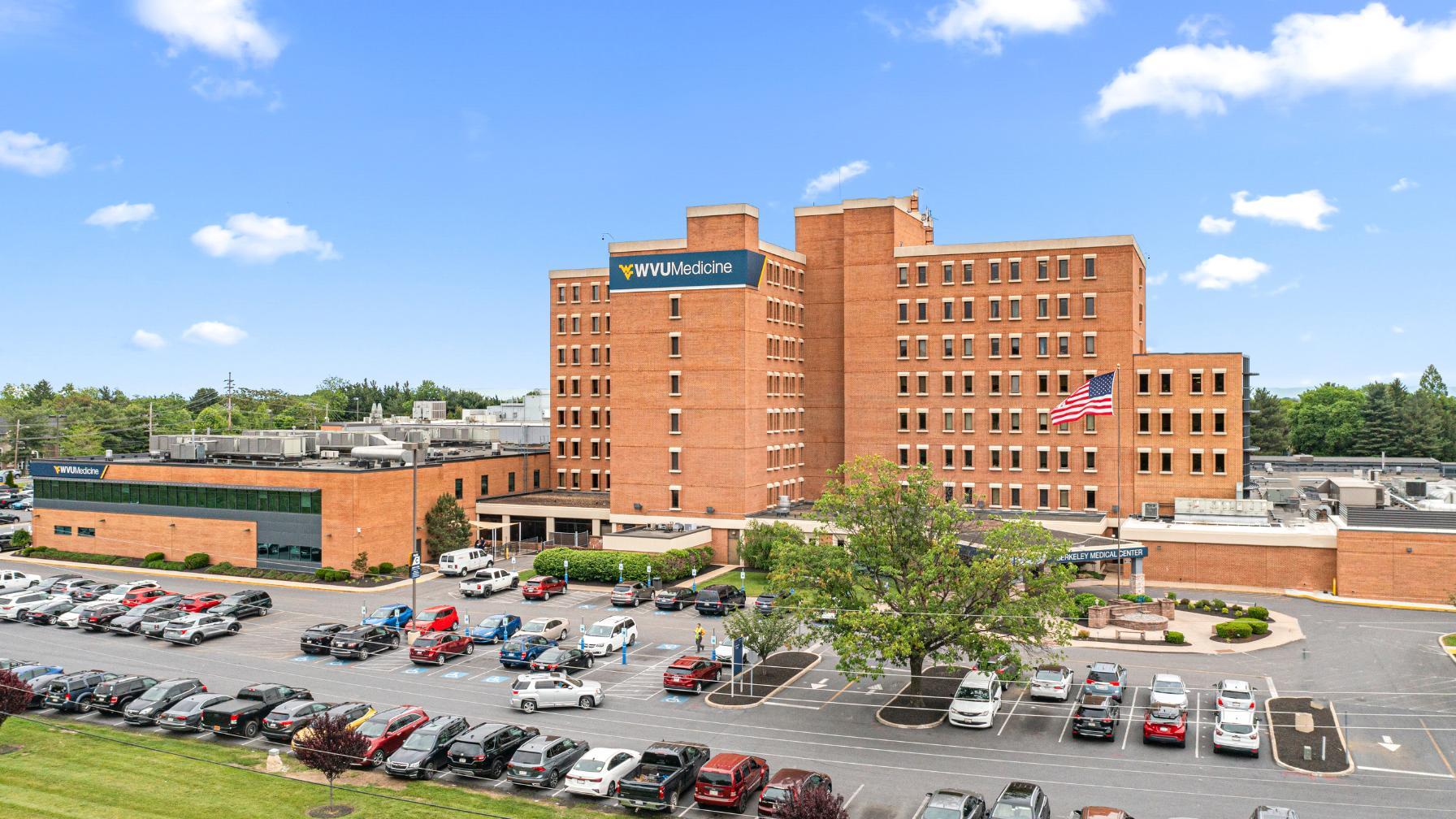 Just a short drive from WVU Medicine's Berkeley Medical Center.