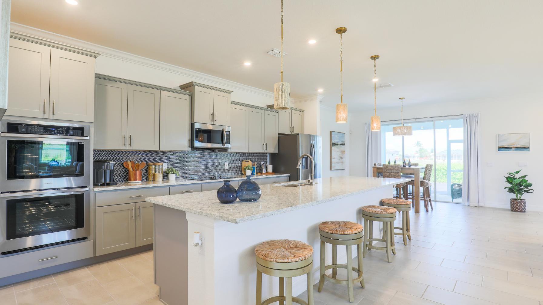 Open kitchens, perfect for hosting and cooking your favorite meals.