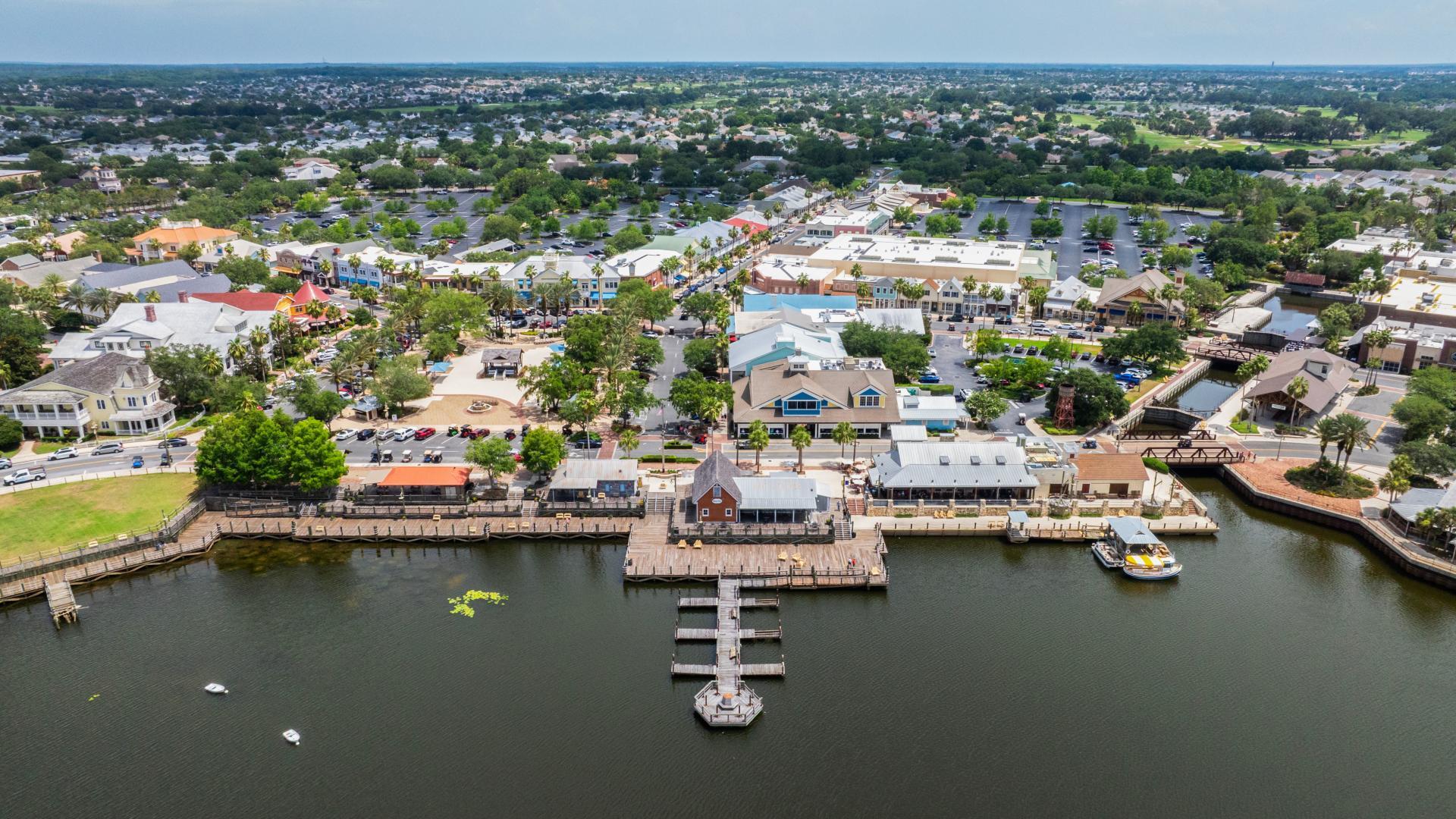 Get to The Villages in a mile and enjoy over 100 restaurants and shops.