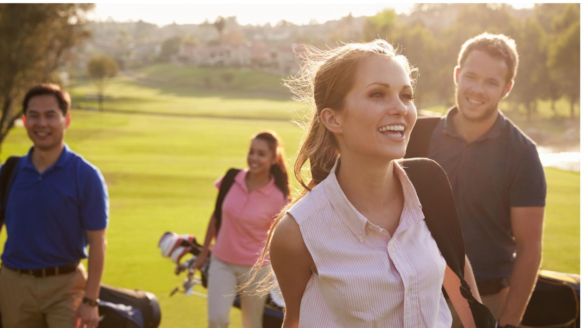 Hit the green with friends at Vineyards Country Club.