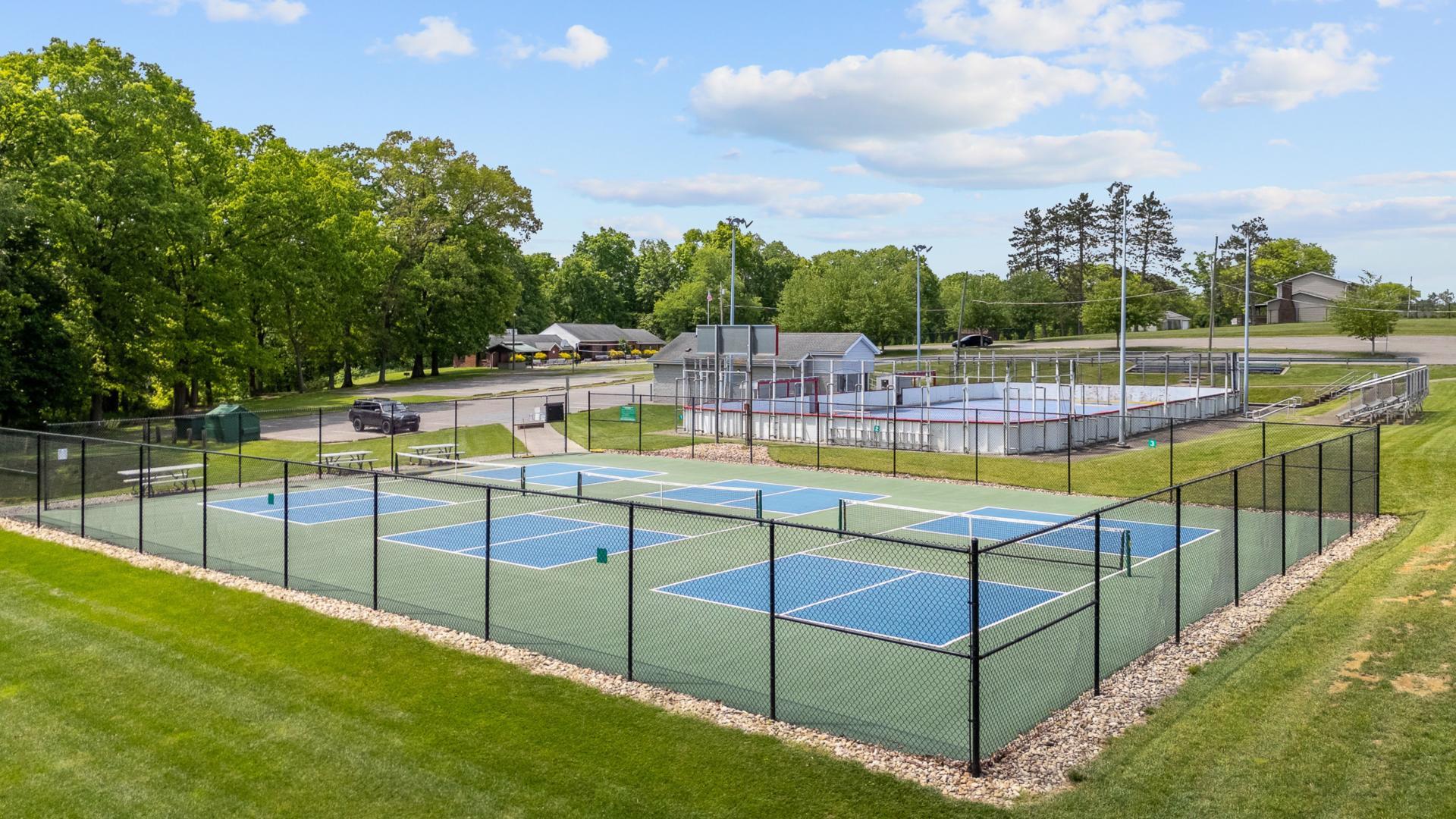 Play a game of pickleball at the courts at Butler Township Park!