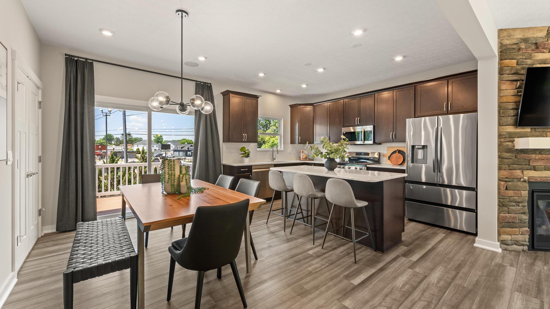 Kitchen island, granite countertop, stainless steel appliances all included!