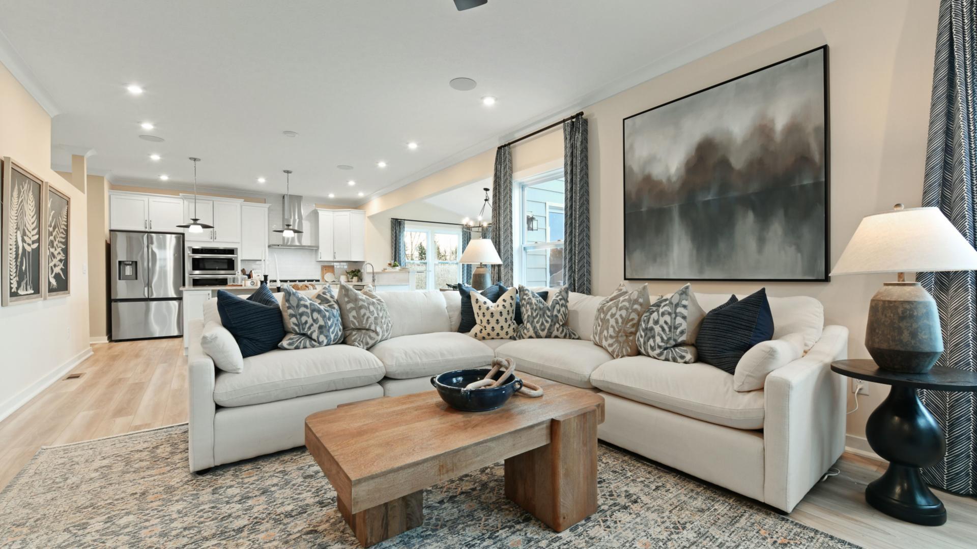 Open floor plans make it easy to prepare dinner and still be together with family and friends.