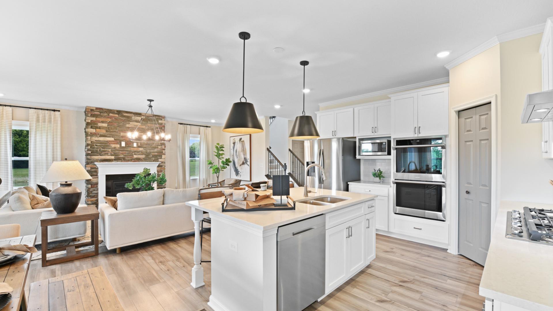 Kitchen island, 9’ ceilings, and LVP flooring all included!
