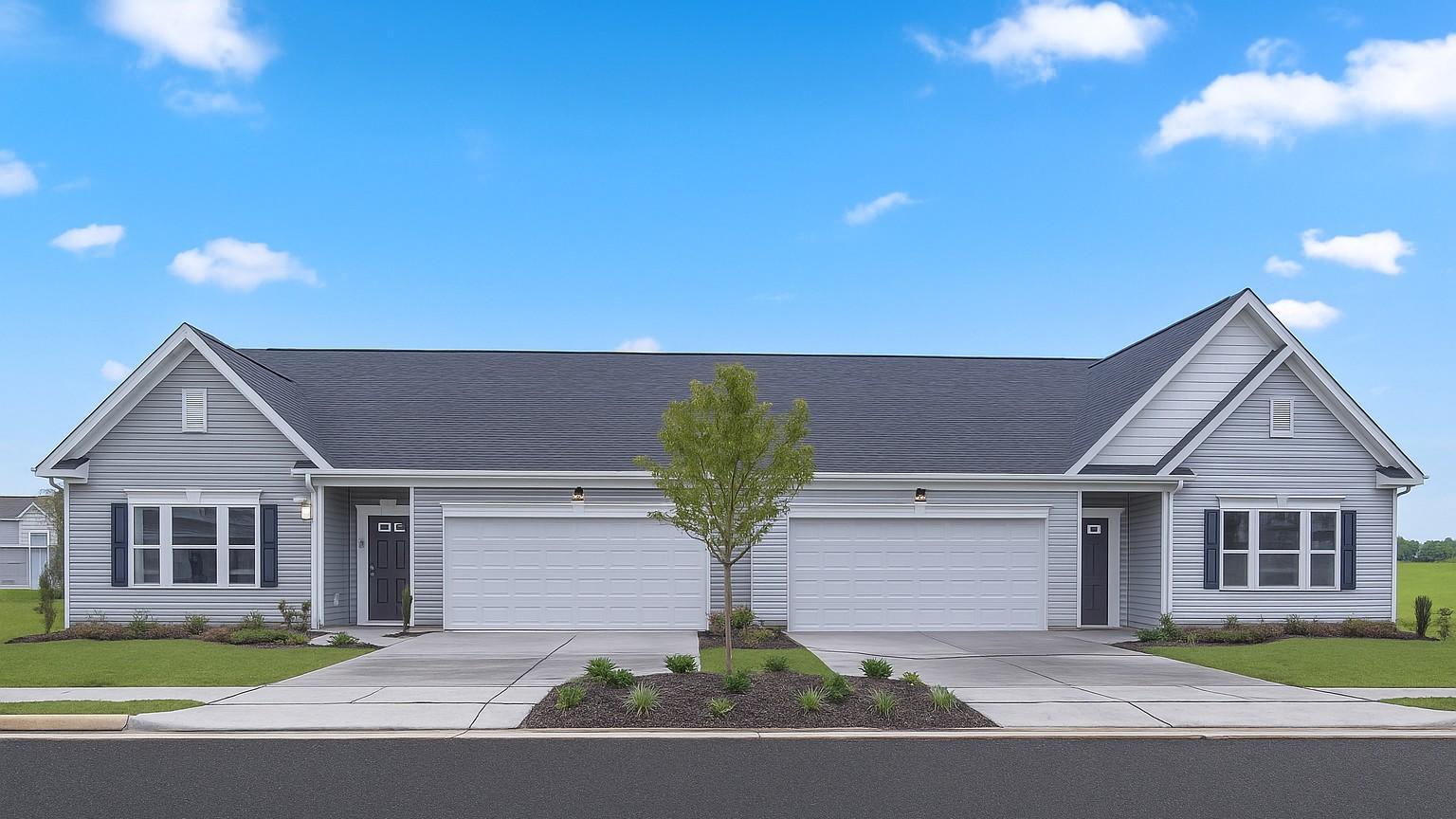 The lowest priced 2-car garage villas with large backyards, playgrounds, and picnic areas.