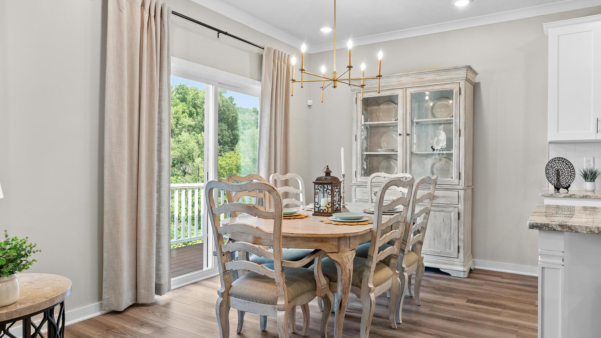 Up to 9-ft ceilings on the first floor and modern finishes elevate your home.