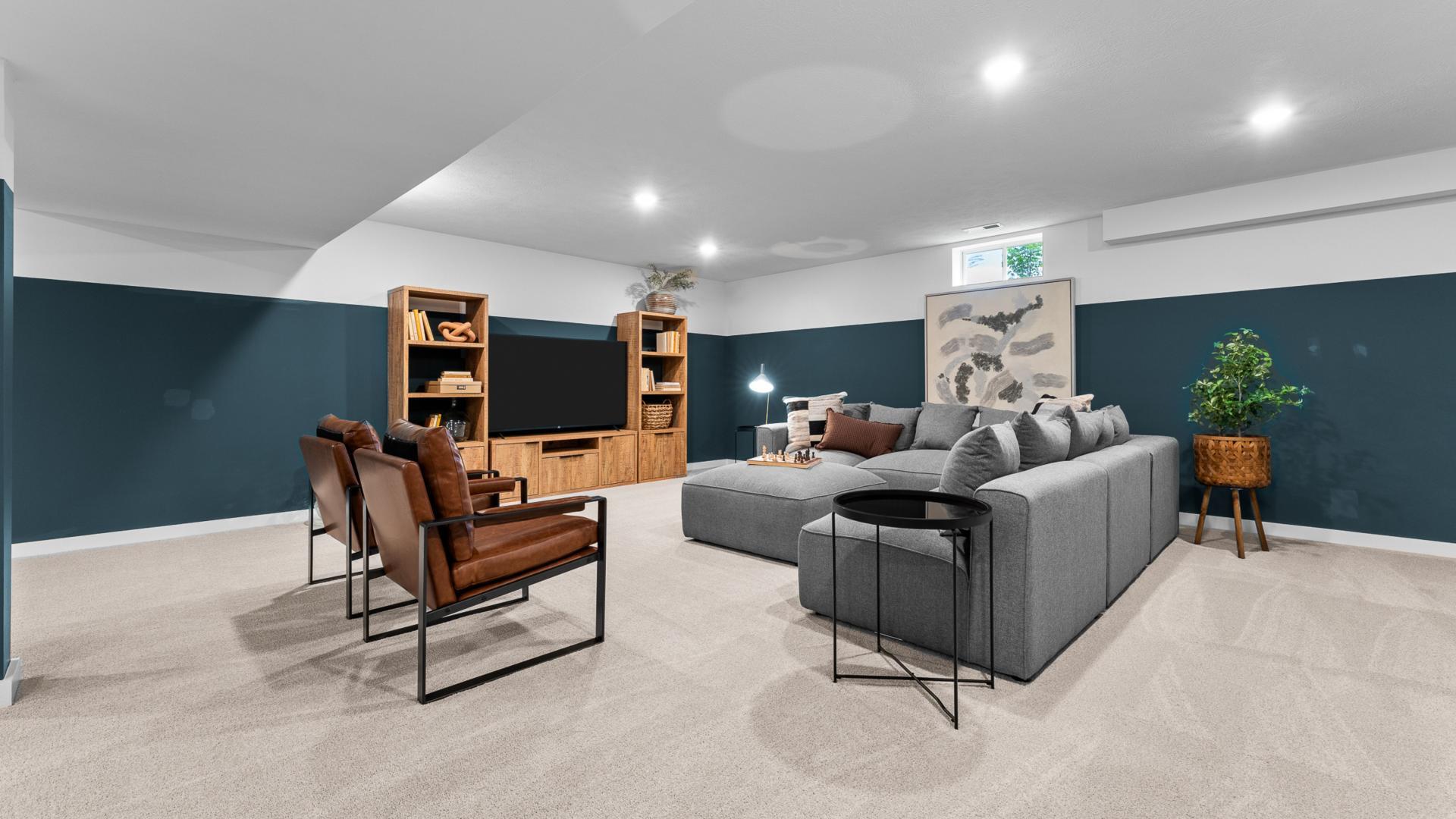 Choose a basement for storage, finish it for extra hangout space, or no basement and eliminate stairs.