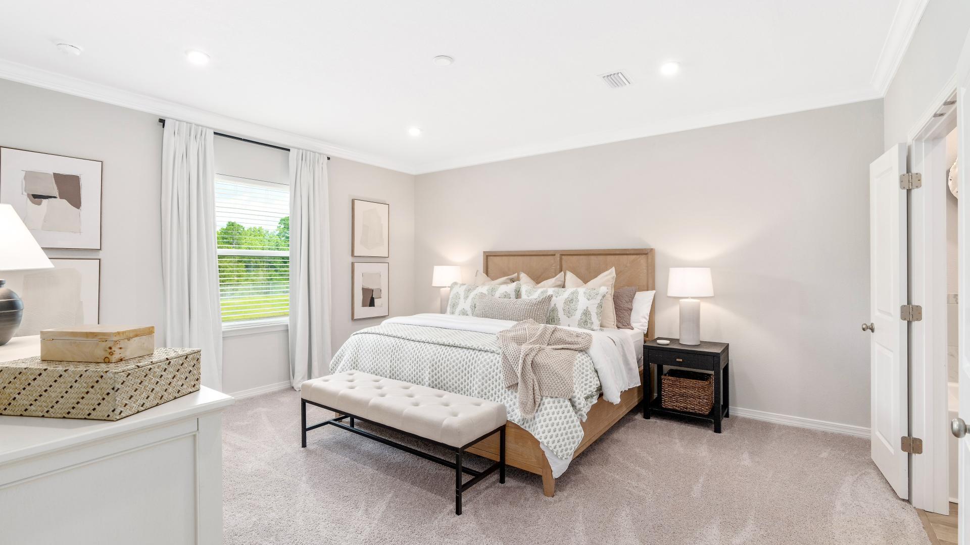 Winding down in your serene retreat can easily be a highlight of the day.