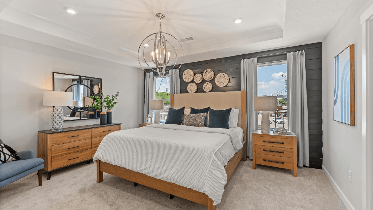 Your master bedrooms will feature walk in closets and modern bathrooms.