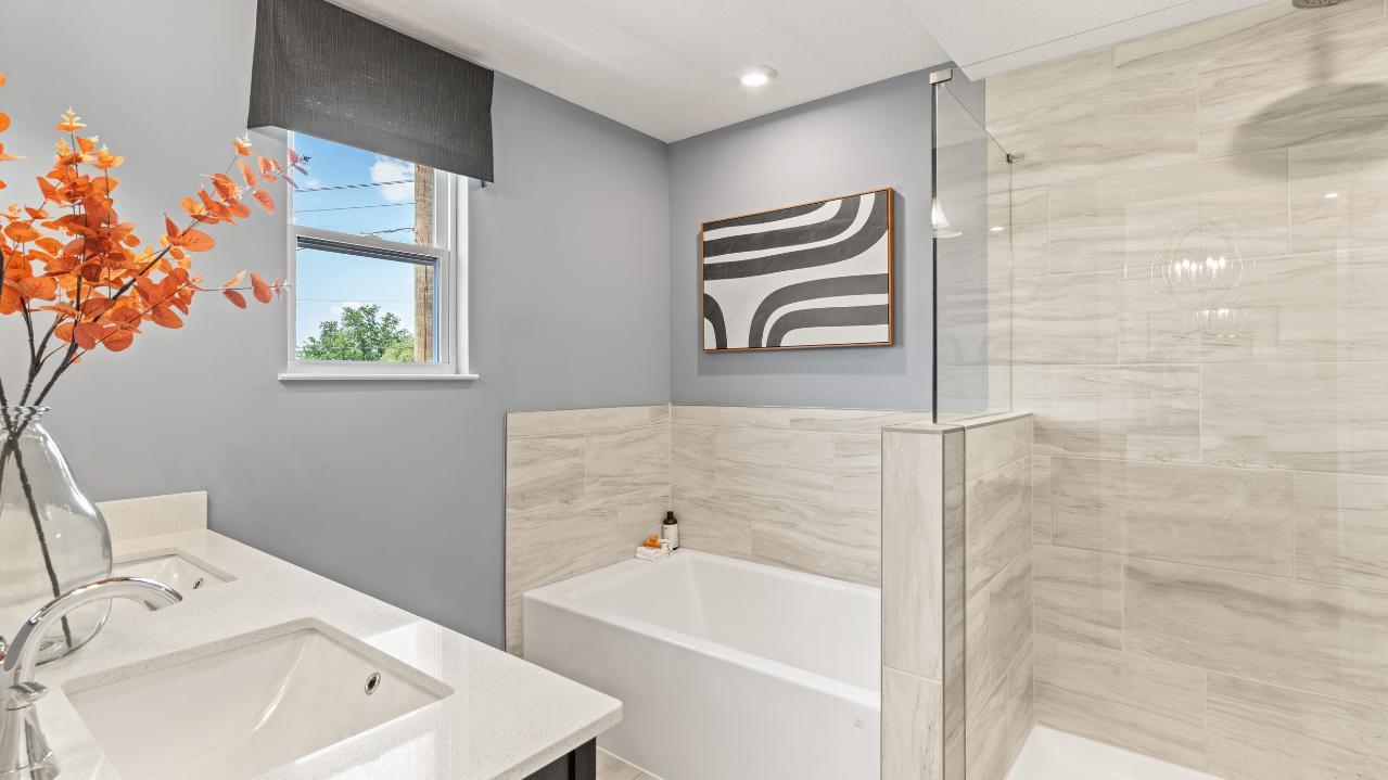 Looking for some you time? Relax in your own private master bath.