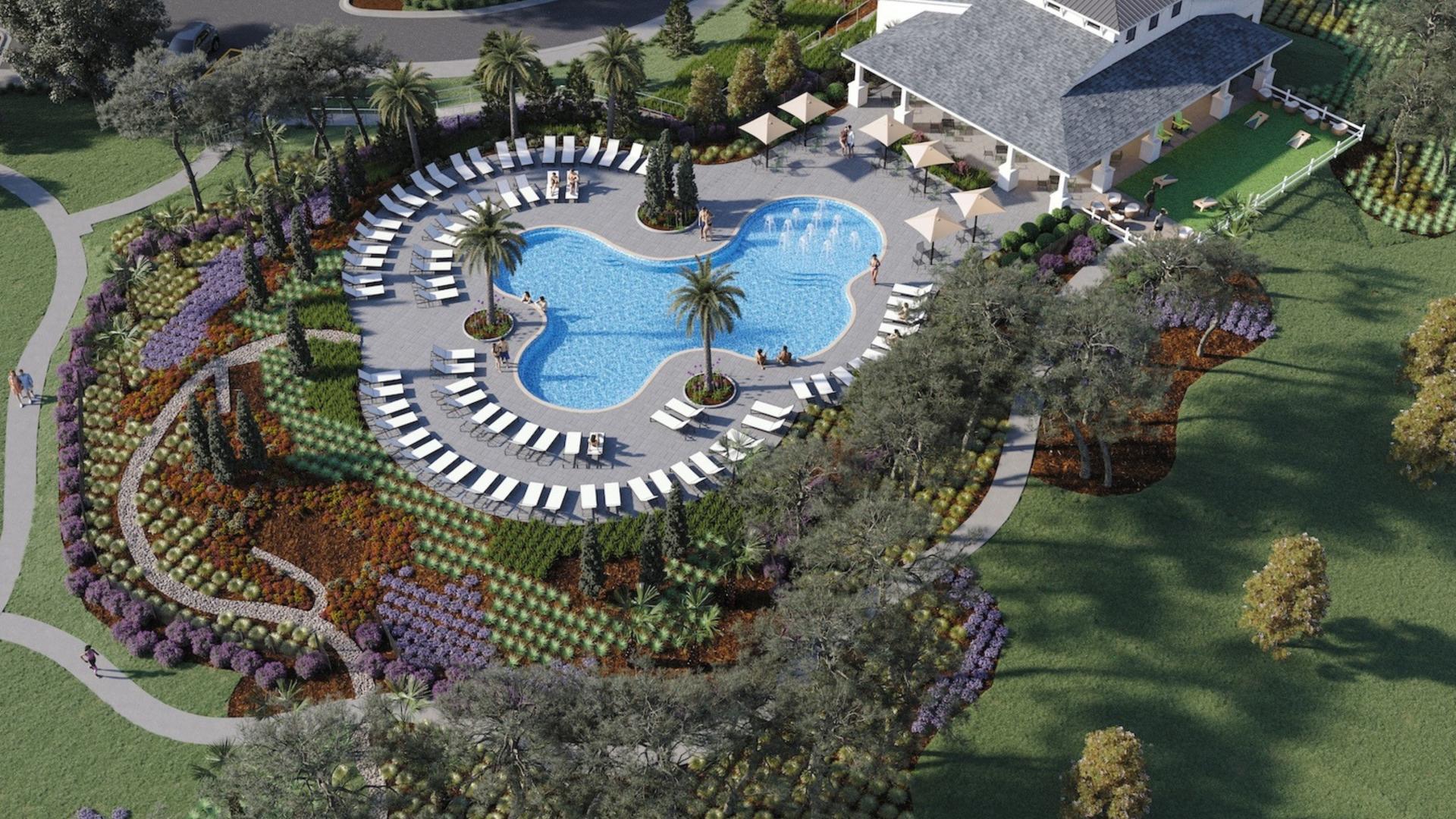 Live where fun meets relaxation—clubhouse, trails, resort pool, dog park &amp; play lawn await you.