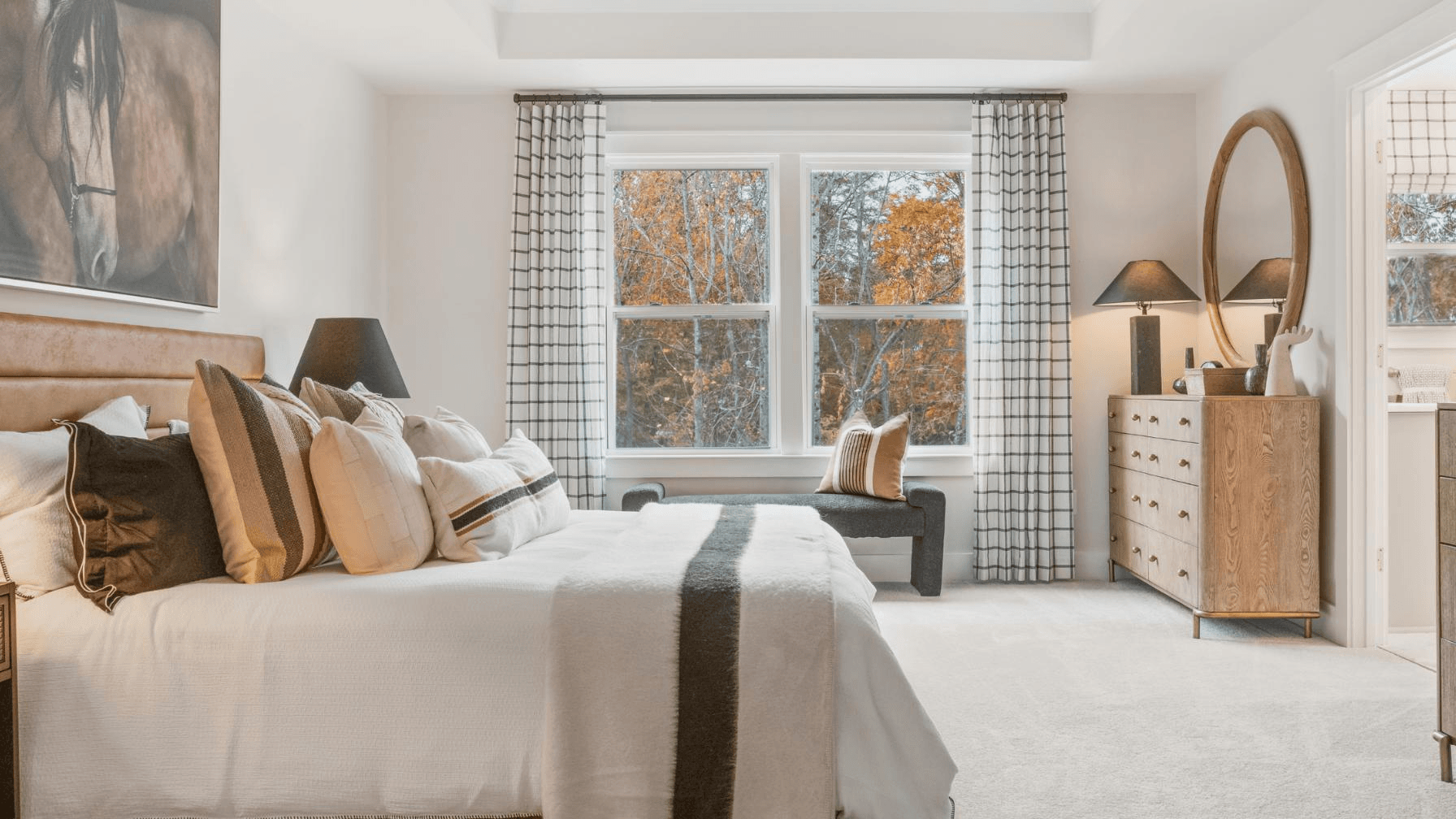 Relax in your own retreat to catch up on a good book or your favorite show.