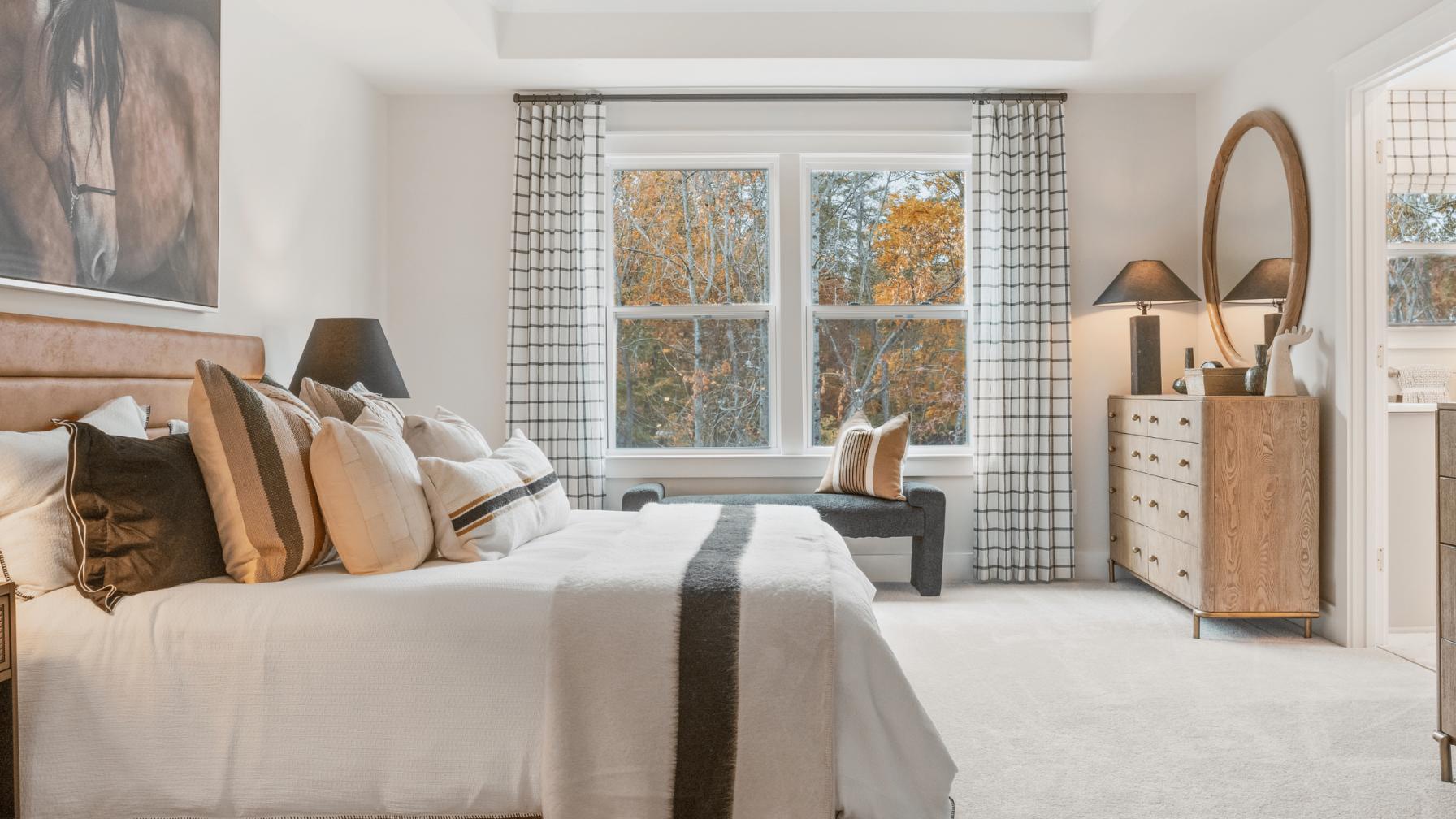 Relax in your own retreat to catch up on a good book or your favorite show.