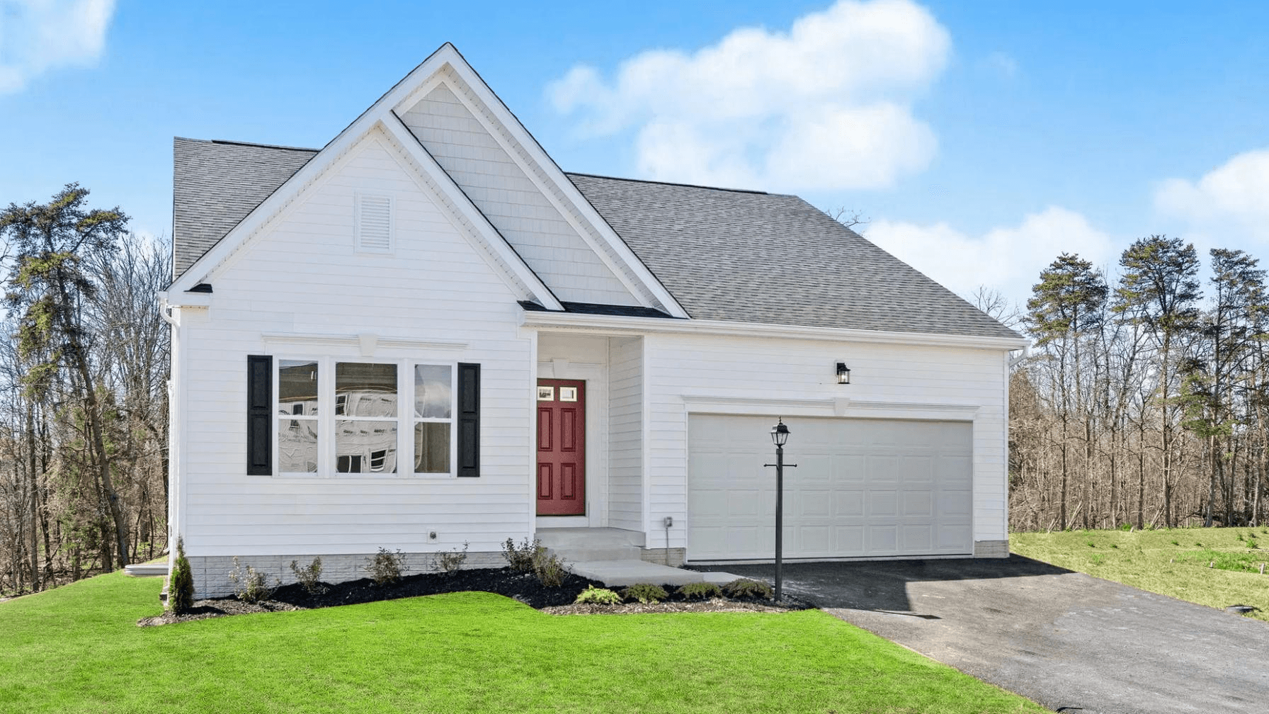 You can choose a ranch-style home and have all your living space on a single level.