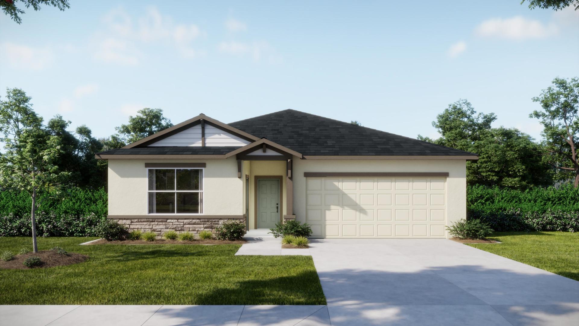 Elevation: B Opt Stone
