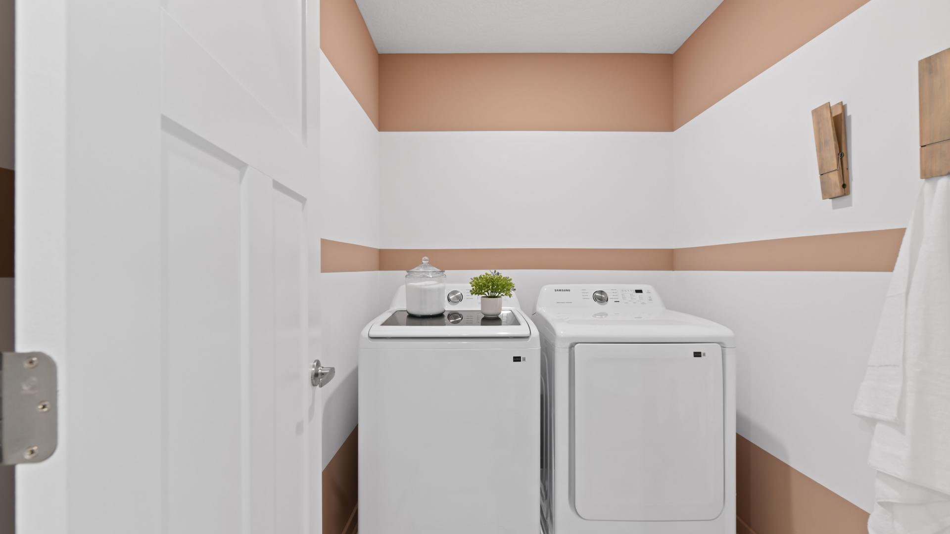 Laundry days are easier when it’s all yours.