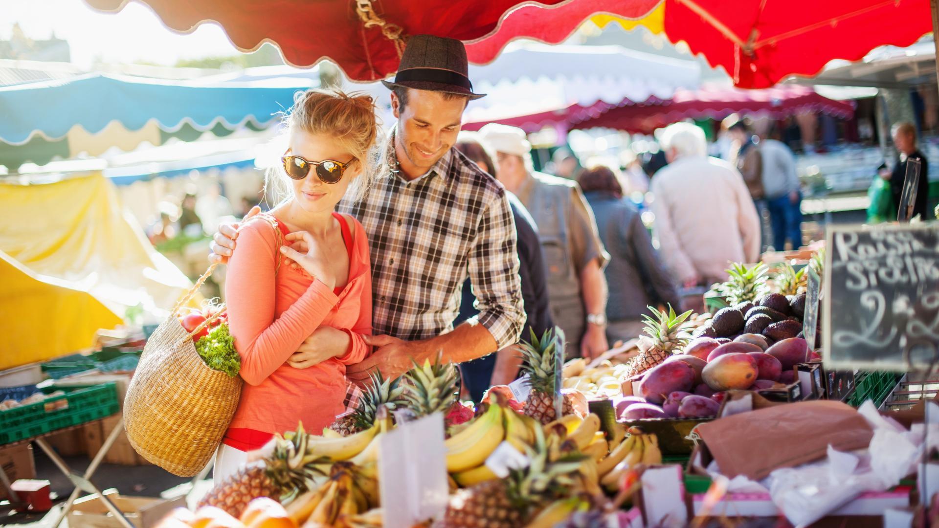 Stroll through Kathryn Stagge-Marr Community Park for the farmers market every Wednesday.