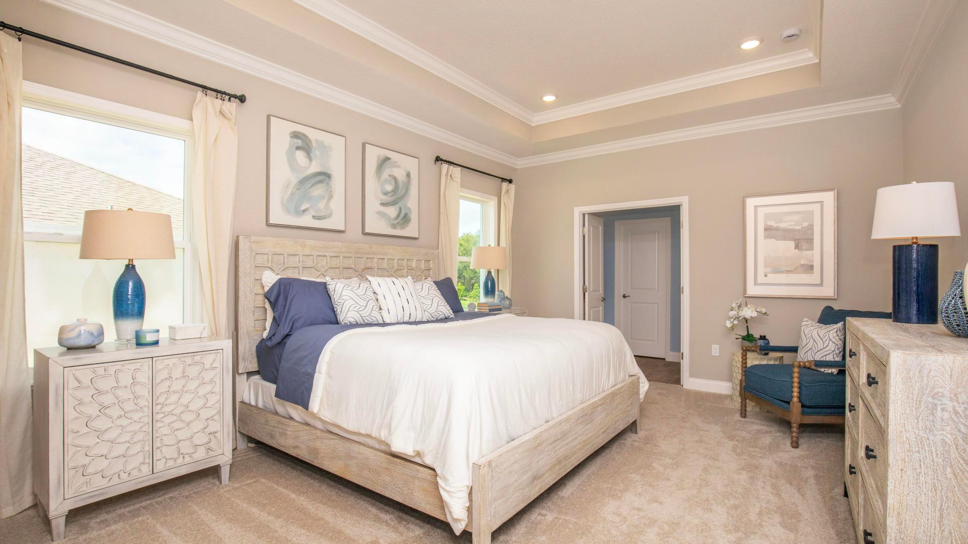 Winding down in your serene retreat can easily be a highlight of the day.