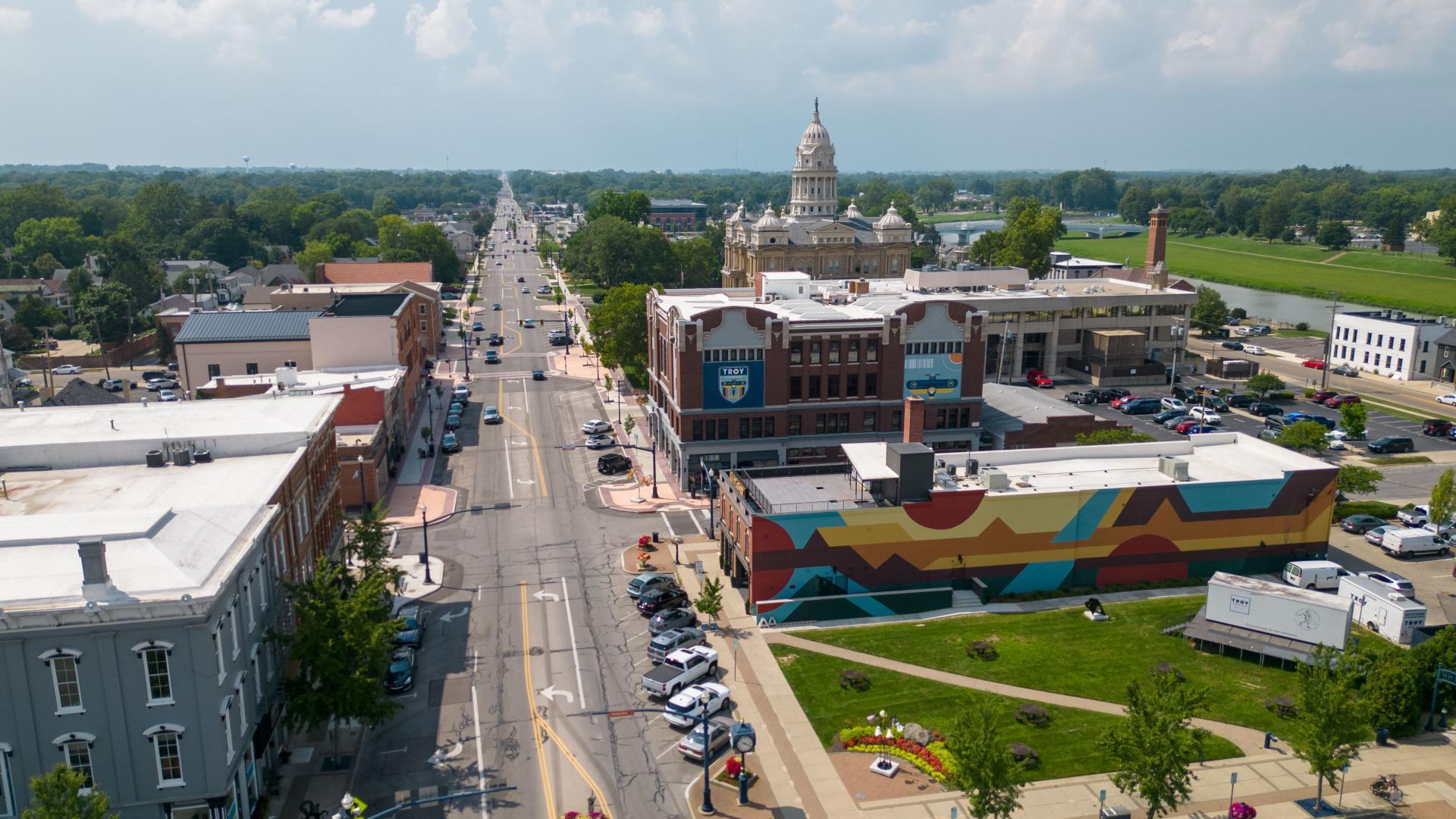 Stroll downtown Troy for unique boutiques and inviting cafes.